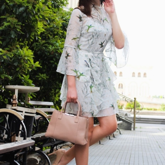 🍒NWT🍒 TED BAKER HUMMINGBIRD DRESS - Picture 5 of 10